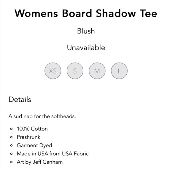 ‼️SOLD‼️Mollusk Surf T-Shirt Board Shadow M Blush Brand New - Picture 12 of 12